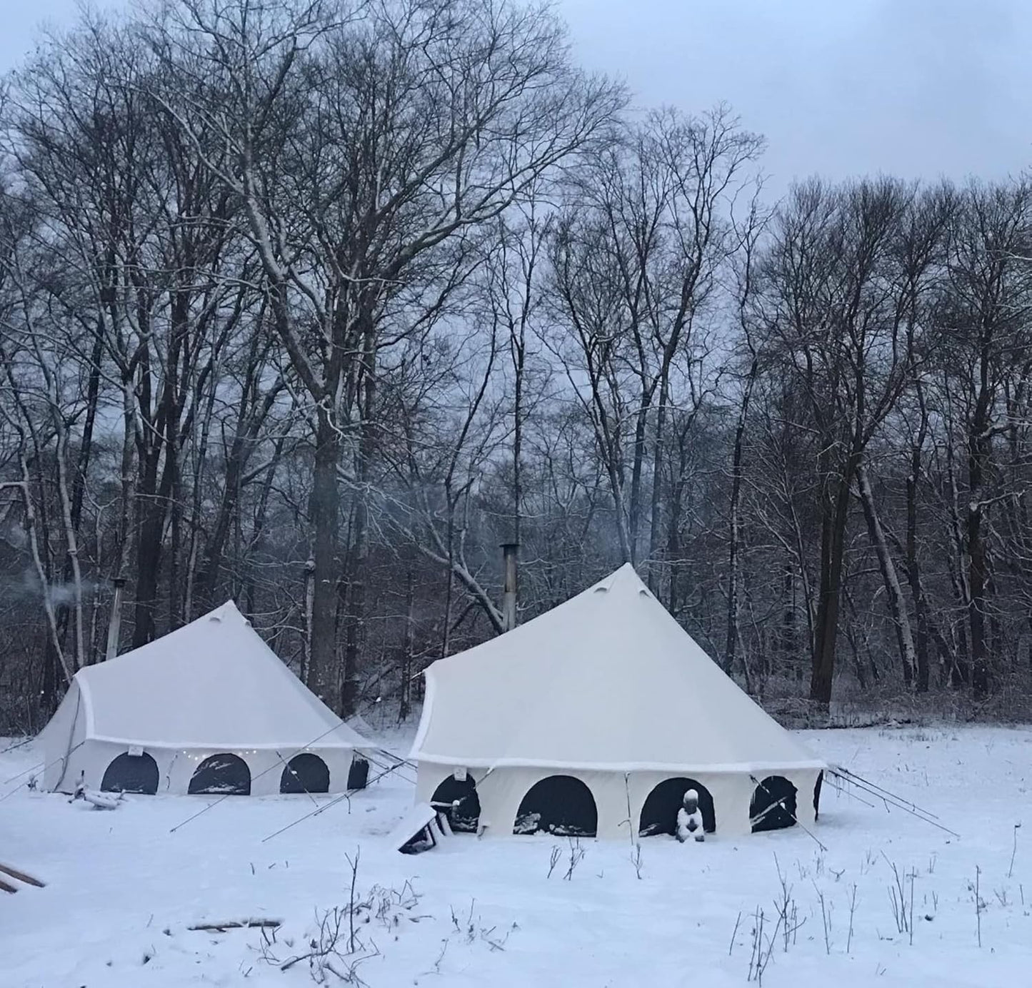 Luxury Canvas Bell Tent for Glamping, Camping & Outdoor Retreats