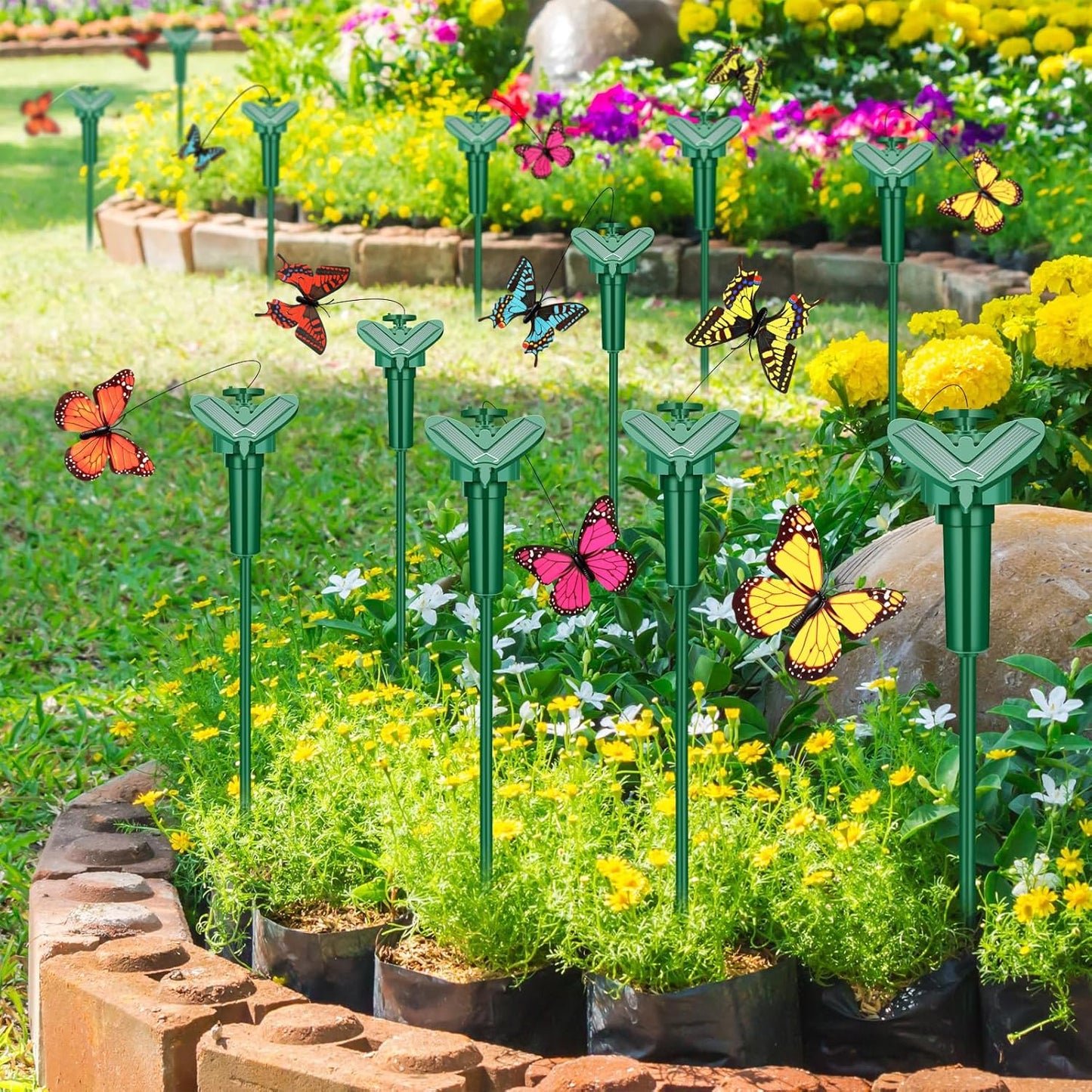 Butterfly Garden Hanging Decor β Colorful Waterproof Outdoor Wind Chimes