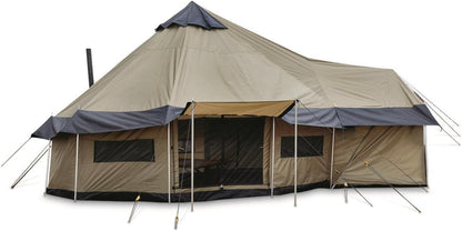 Spacious Family Camping Tent with Screen Room & Weather Protection