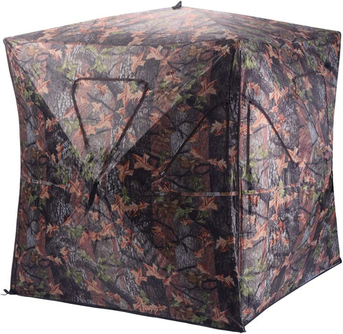 Portable Camouflage Hunting Blind – Pop-Up Concealment Shelter