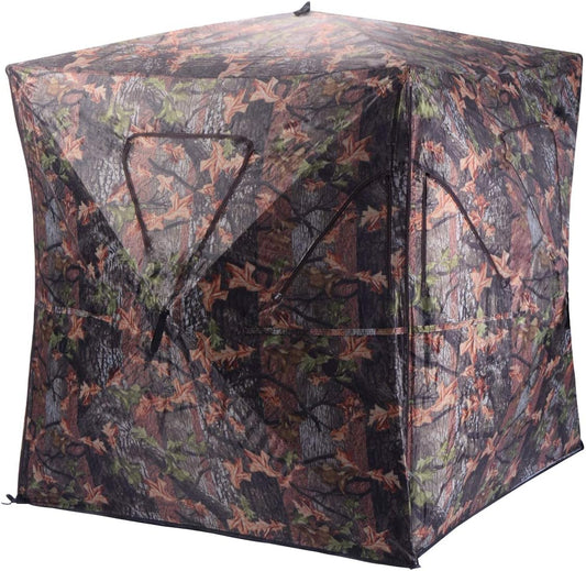 Portable Camouflage Hunting Blind – Pop-Up Concealment Shelter