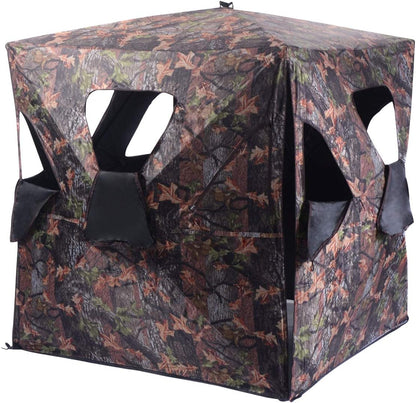 Portable Camouflage Hunting Blind – Pop-Up Concealment Shelter