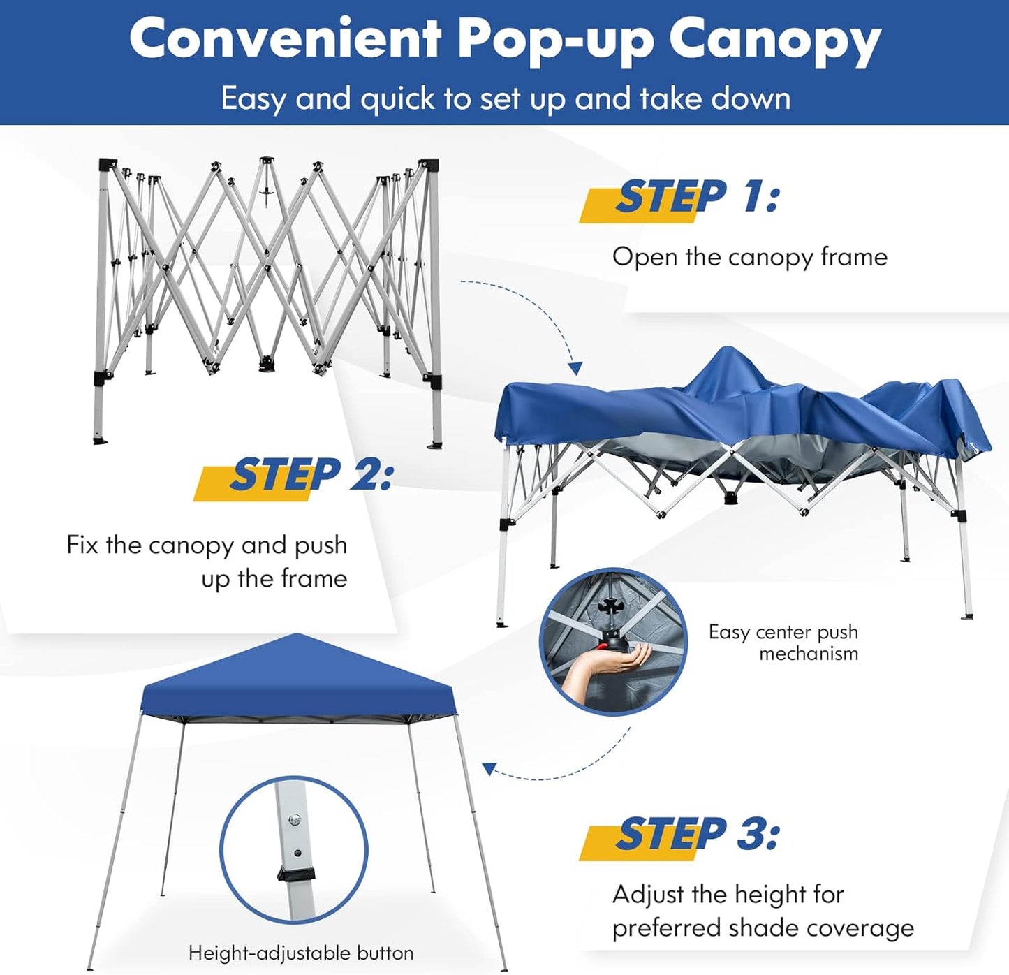 Fast Setup, Reliable Shade, Endless Outdoor Enjoyment