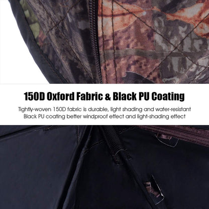 Portable Camouflage Hunting Blind – Pop-Up Concealment Shelter