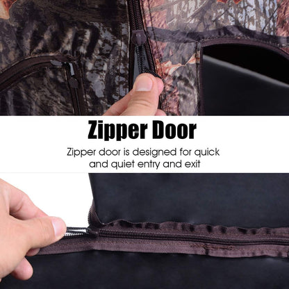 Portable Camouflage Hunting Blind – Pop-Up Concealment Shelter