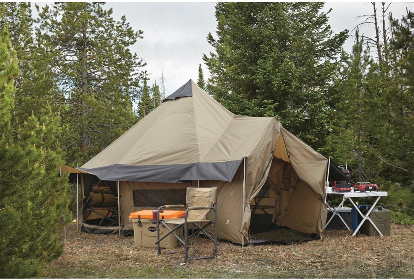 Spacious Family Camping Tent with Screen Room & Weather Protection
