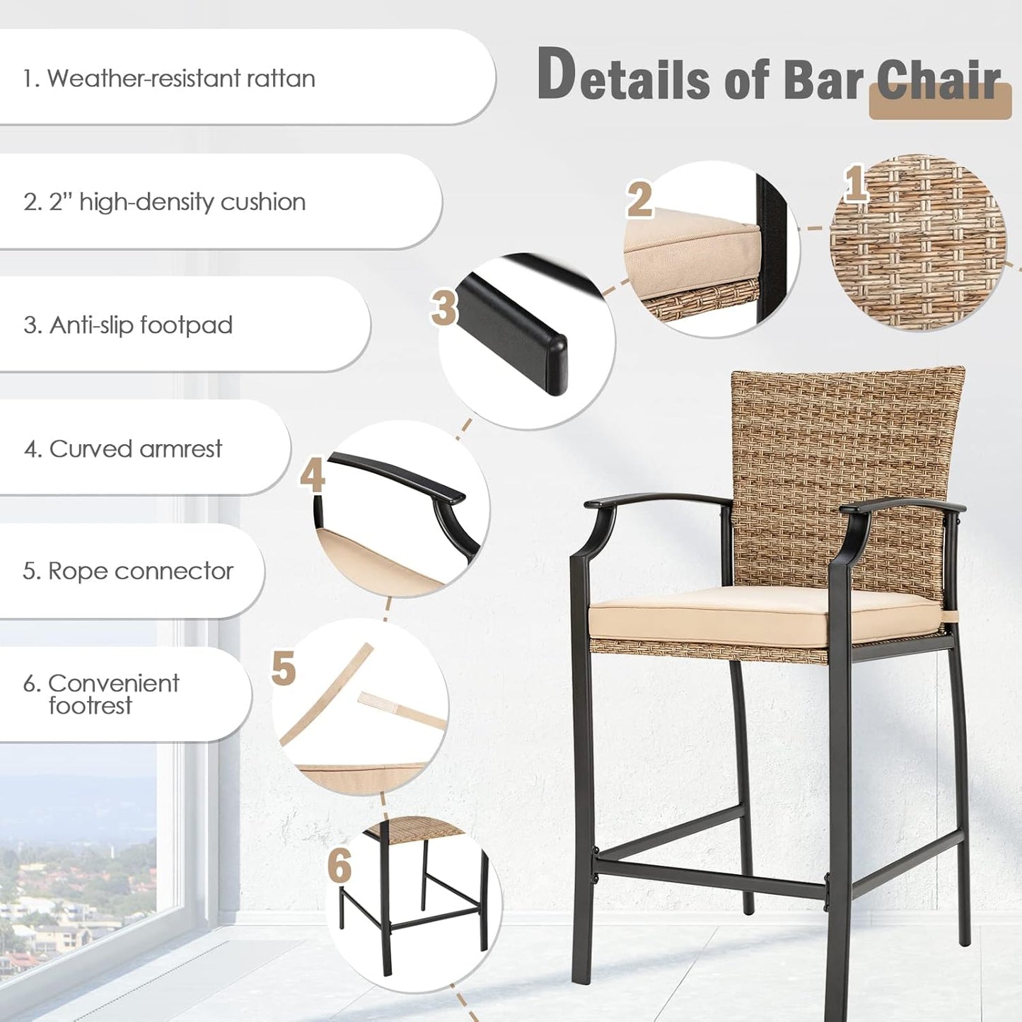 Comfortable Seating for Relaxed Outdoor Moments