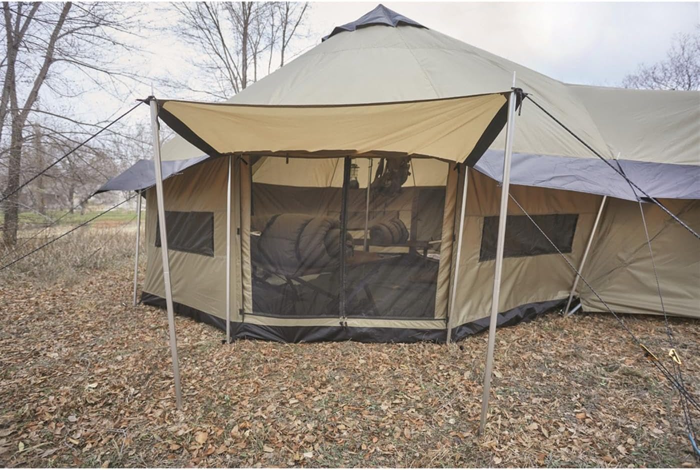 Spacious Family Camping Tent with Screen Room & Weather Protection