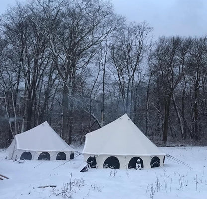 Luxury Canvas Bell Tent for Glamping, Camping & Outdoor Retreats