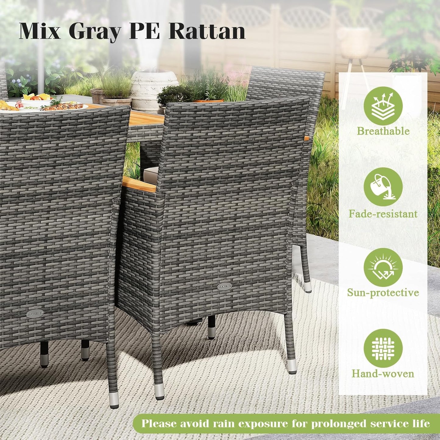 Perfect for Patios, Gardens & Poolside Spaces