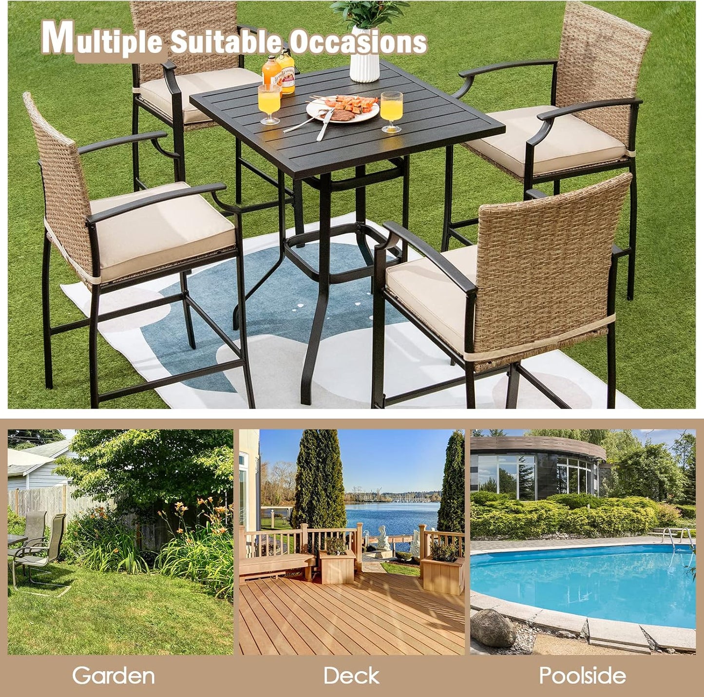Comfortable Seating for Relaxed Outdoor Moments